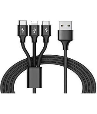 kmashi Multi Pin Cable Black - 1.2 Meter