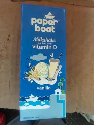 Paper boat milkshake vanilla