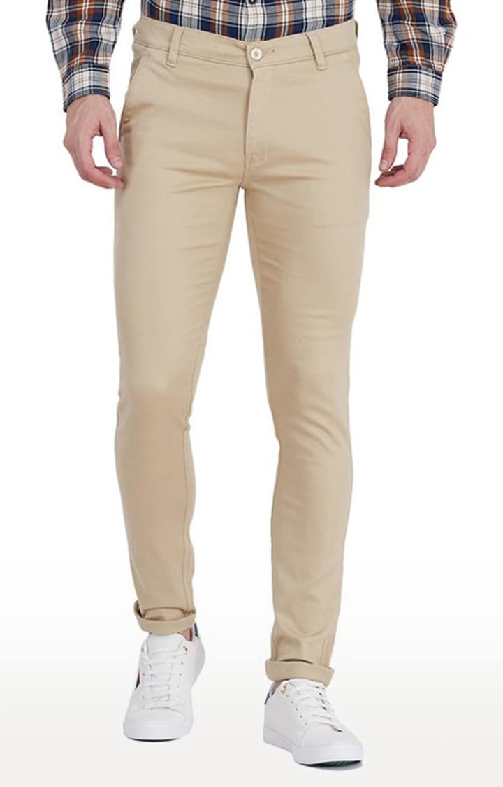 TAHVO Men Beige Chinos