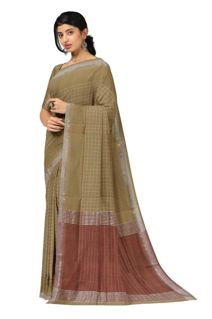 APCO Handloom (A Andhra Pradesh Govt Emporium)- Women's Traditional Pure Handloom Rajahmundry/Angara Cotton Saree | ACS0034 view 2