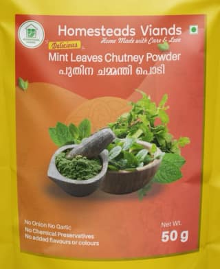 Homesteads Viands Mint Leaves Chutney Powder 50g Pack of 2