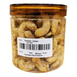 Sarvottam Kaju Masala 250g | Premium Spicy Cashews | Roasted & Flavored Dry Fruits | Crunchy Protein-Rich Snack for Parties, Gifting & Healthy Munching