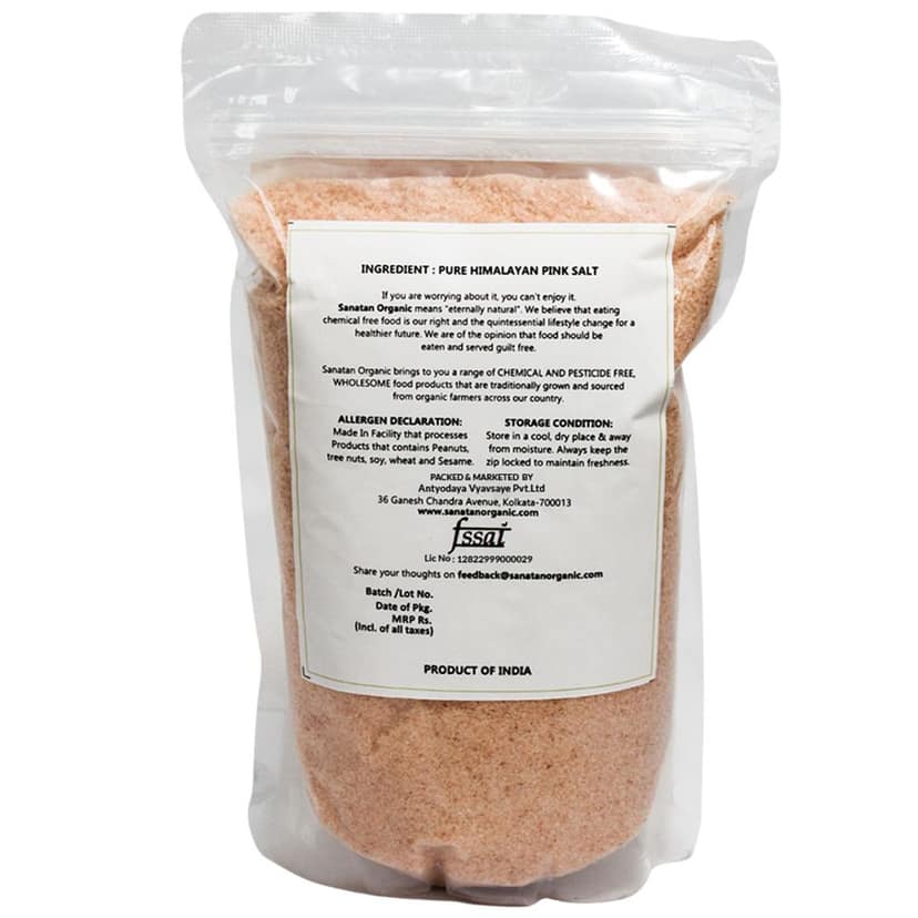 Sanatan Organic Himalayan Pink Salt - 1000gms view 2