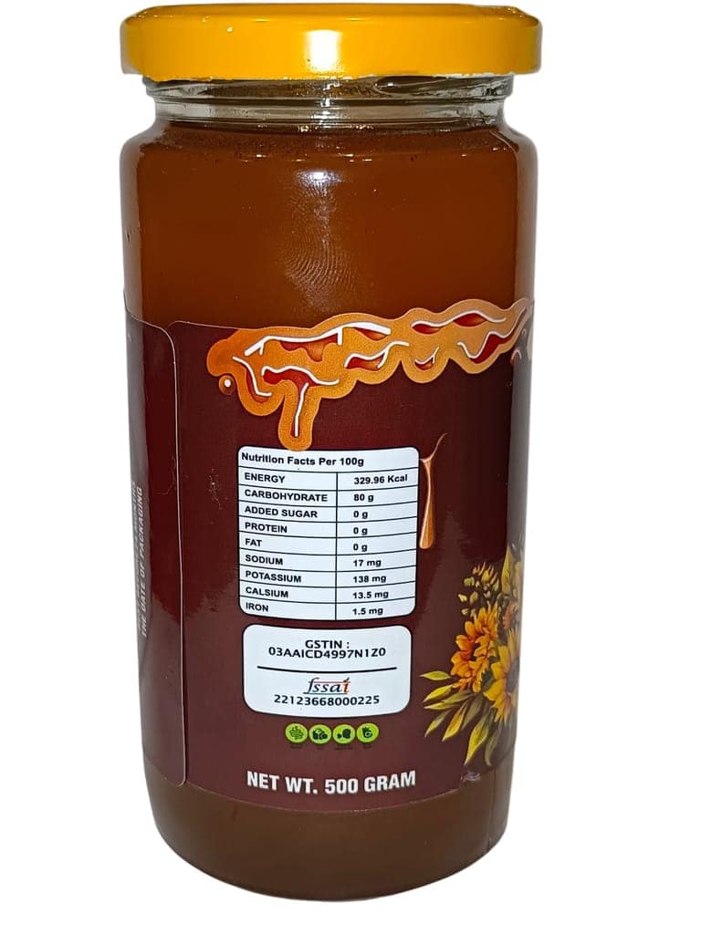 "Sunflower Honey - Pure and Natural" view 2