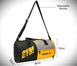 Body Smith Premium Gym Duffle Bag with Shoe Compartment