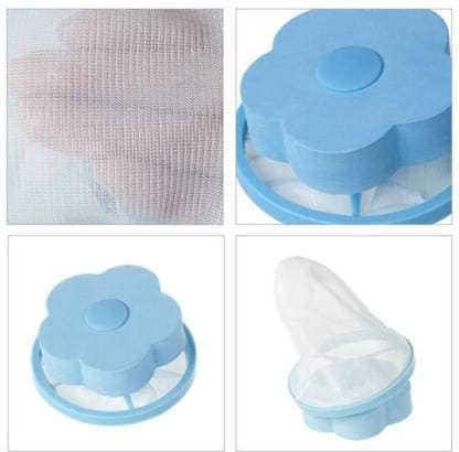 ExcitingDealz Washing Machine Net Filter – Hair Dirt and Lint Catcher Laundry Mesh Pouch view 2