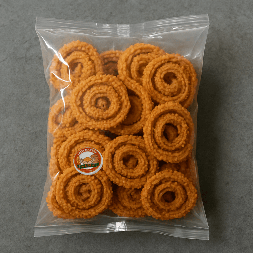Lalti Market's traditional indian chakli