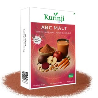 Kurinji Life ABC Malt (Apple, Beetroot, Carrot) – Instant Health Drink | Boosts Immunity, Enhances Vision, Improves Digestion & Supports Skin Health | Rich in Vitamins, Fiber & Antioxidants | 300g