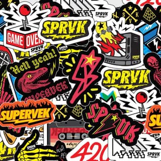 Supervek Sticker💣 Pack