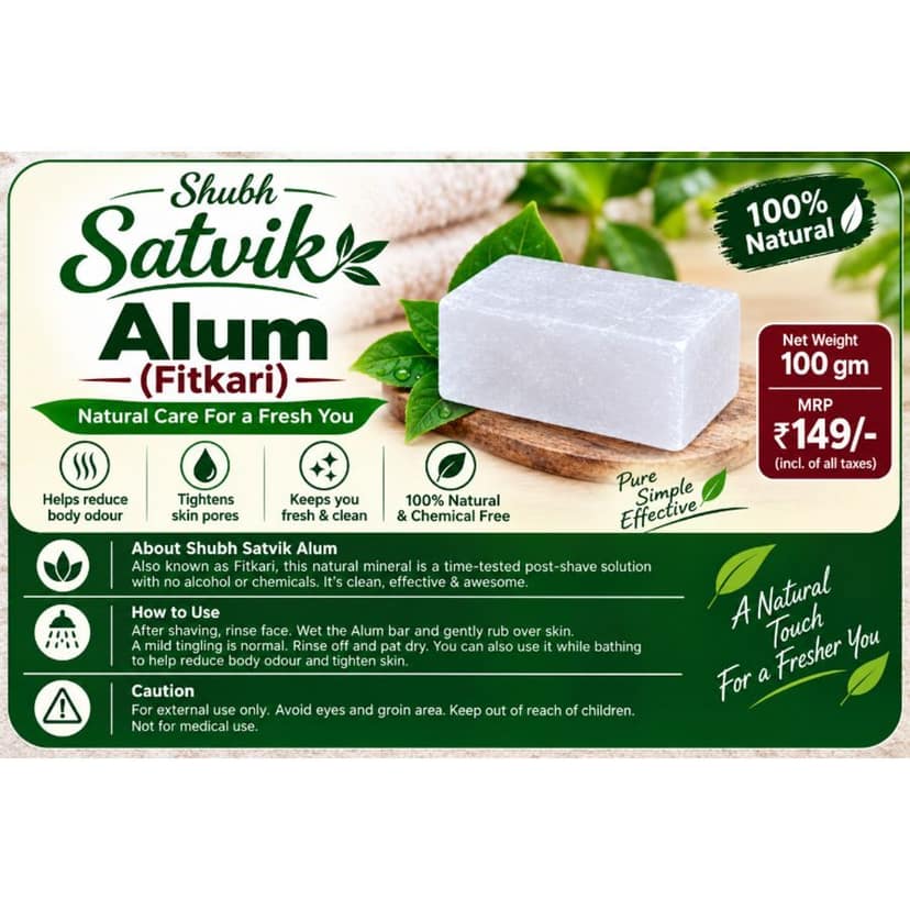 Satvik Alum ( Fitkari ) view 2