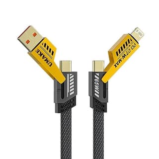 MuscleGrid 4-in-1 Metal Alloy Charging Cable