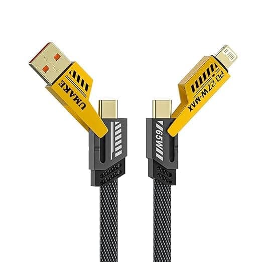 MuscleGrid 4-in-1 Metal Alloy Charging Cable