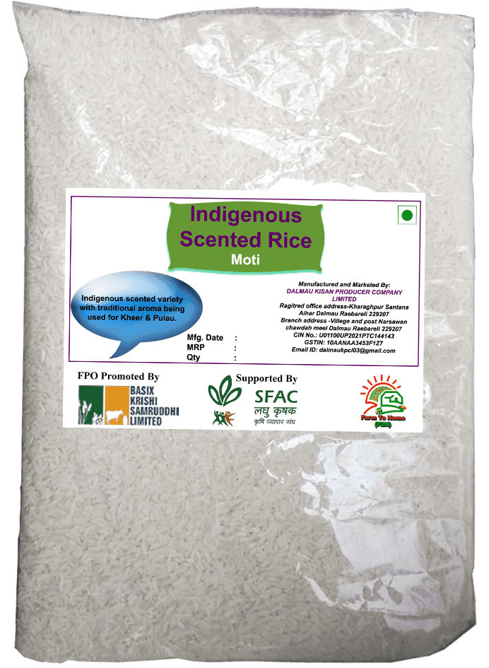 Indigenous Scented Rice | Moti | 1 Kg (pack of 3)