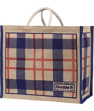 Double R Bags - Red Jute Shopping Bag