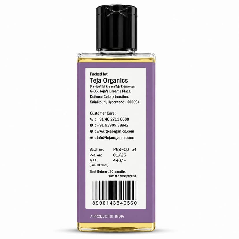 Pure Grape Seed Oil | Cold-pressed Unrefined | Rich in vitamin E | Gentle, Nourishing | Skin and Hair Care view 2