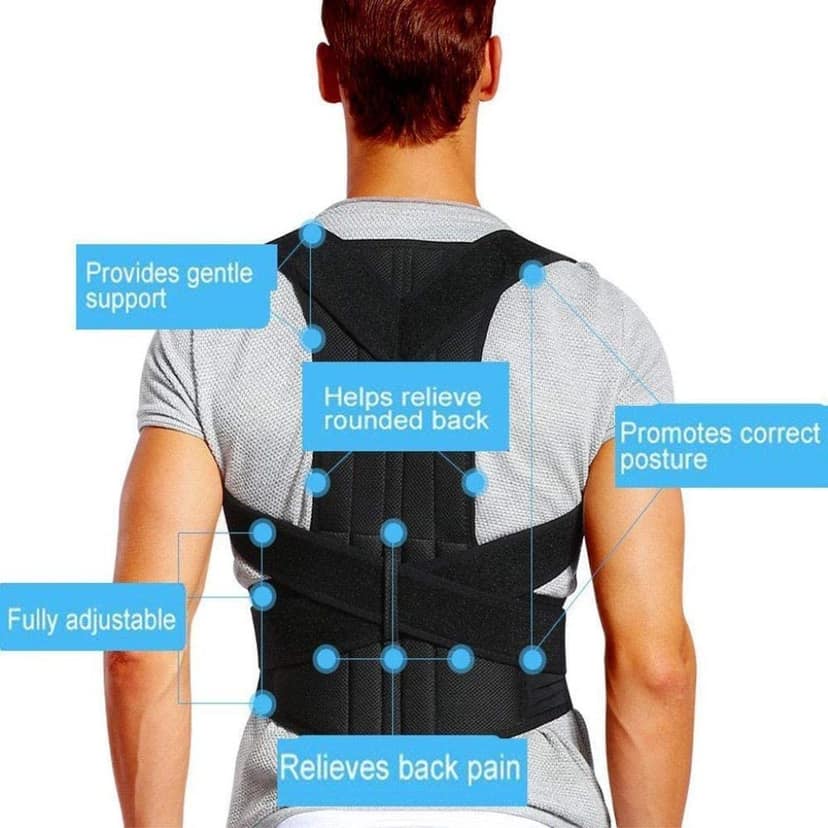 Heavy Back Support Posture Belt For Pain Relief Personal Care view 2