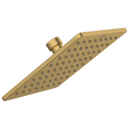 OS-GG-209 Square 6" x 6" Inch SUS 304 Rainfall Overhead Shower (Glossy Gold) view 2