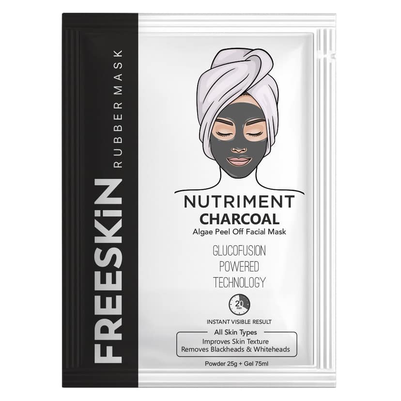 Charcoal Algae Peel Off Mask Powder + Gel (25g + 75ml)