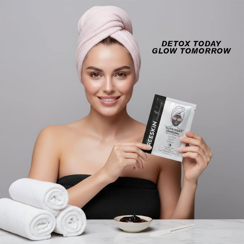 Charcoal Algae Peel Off Mask Powder + Gel (25g + 75ml) view 2