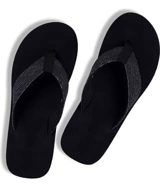 NoStrain Black Men's Daily Slipper