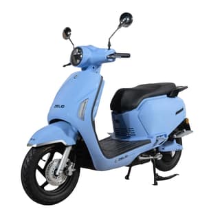 ZELIO GRACY PRO Electric Scooter | 72V/32AH Lead Acid Battery | Runs Approx. 50-60 km on Single Charge | Non RTO | Single Disc Brake | DIGITAL DISPLAY | ANTI THEFT ALARM (AQUA BLUE)