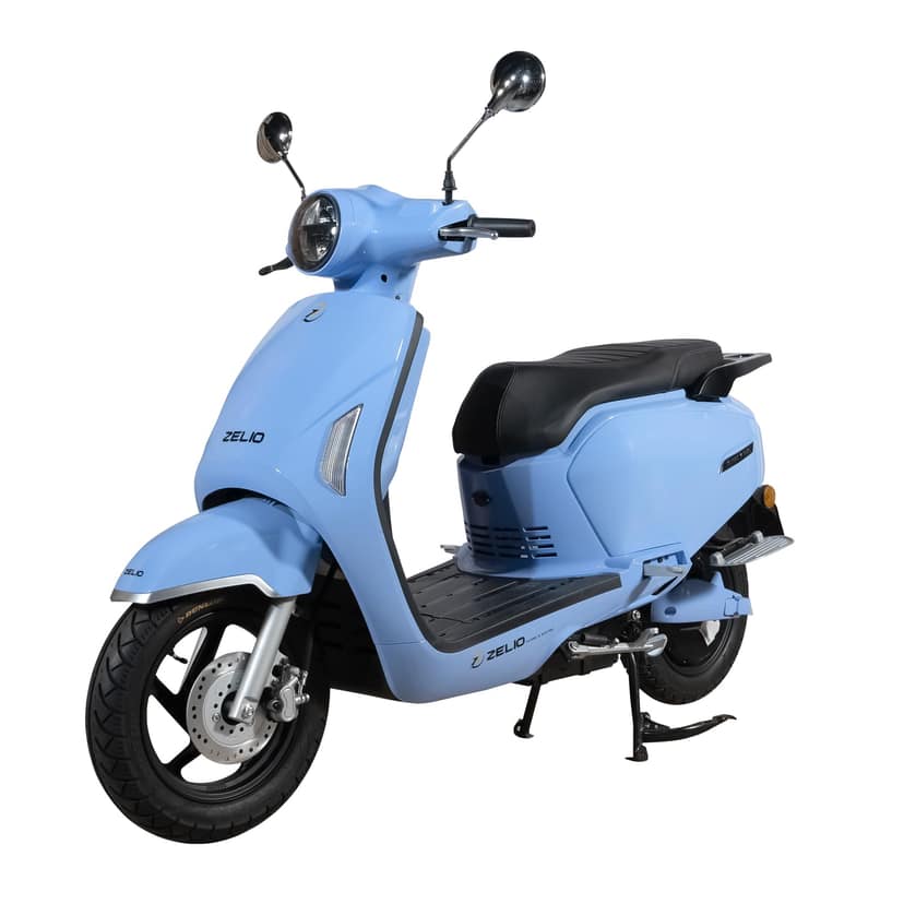 ZELIO GRACY PRO Electric Scooter | 72V/32AH Lead Acid Battery | Runs Approx. 50-60 km on Single Charge | Non RTO | Single Disc Brake | DIGITAL DISPLAY | ANTI THEFT ALARM (AQUA BLUE)