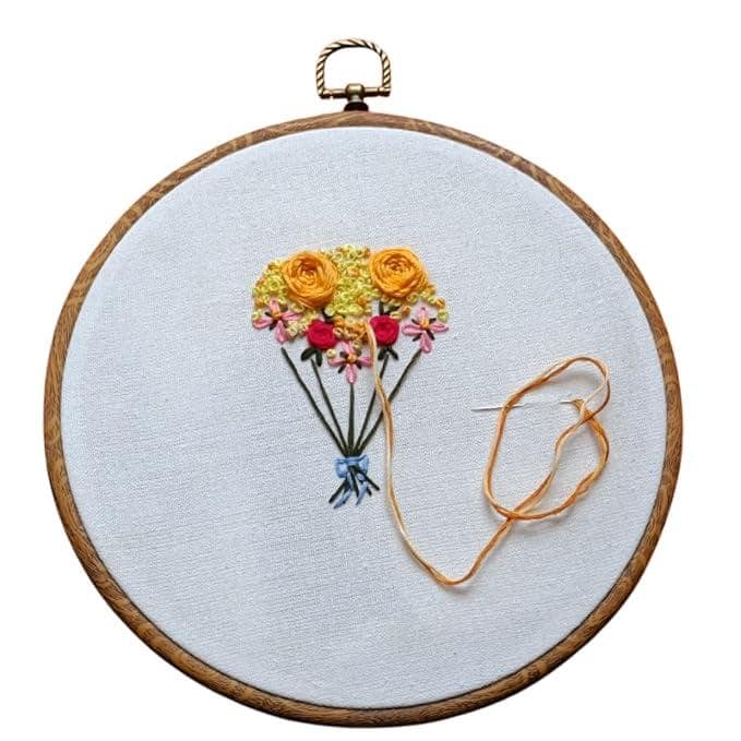 Zuchi Premium Casement Embroidery Fabric Off White