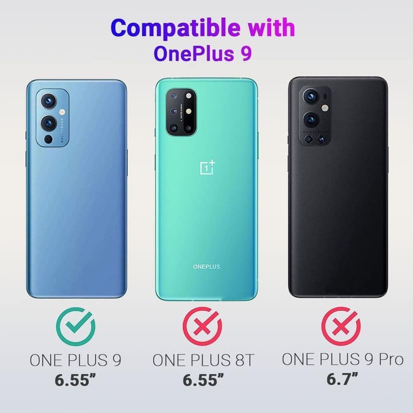 LIRAMARK Liquid Silicone Soft Back Cover Case for OnePlus 9/1+9 view 2