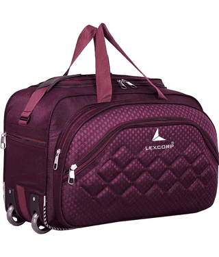 LEXCORP 60 Ltrs Blue Polyester Duffle Bag
