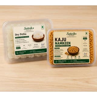 DRY PETHA AND KAJU NAMKEEN PACK - 600 gm