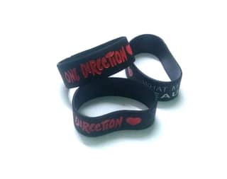 Nawani One Direction Silicone Wrist Band - Set of 3