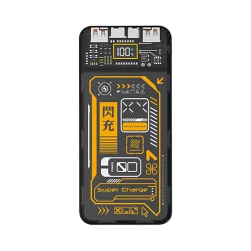 IKALL IKPB50 20000mAh Power Bank | 22.5W Fast Charging | 3 Output Ports (2 Type A Connector & 1 Type C Connector) | Compatible with Smartphone, Tablet, Smartwatch, Trimmer (Black) IKALL IKPB50 20000mAh Power Bank | 22.5W Fast Charging | 3 Output Ports (2 view 2