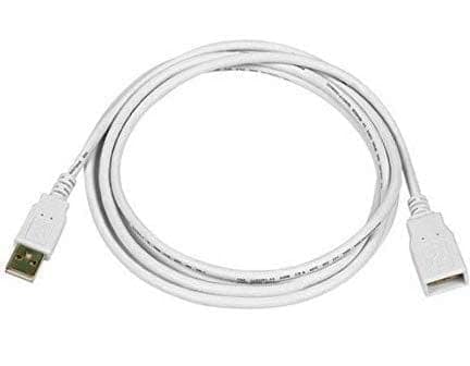 1.5 Meter USB Extension Cable USB to USB 3.0 Data Transfer Cord Male to Female Extension USB Cable for Printer, Scanner (Extend USB Port, White) view 2