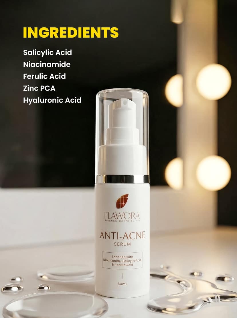 Flawora's Anti Acne Serum view 2