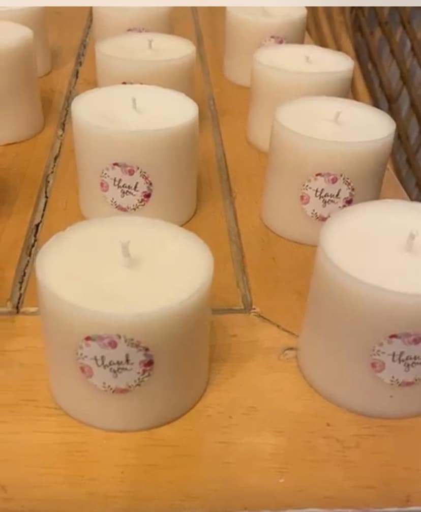 Pure soy wax scented homemade candles 3 x 3 Random Color Pack of 3