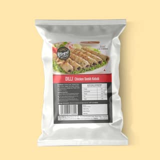 Mogul Kitchen Dilli Chicken Seekh Kebab, 500 gm