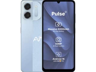 Ai+ Pulse 2 Smartphone, 4GB RAM, 64GB Storage - Blue