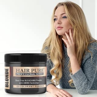 Bleaching Decolorant Powder 100g Multi Blond Hair Lightener with Anti-Yellow Effect for 9-Level Lightening