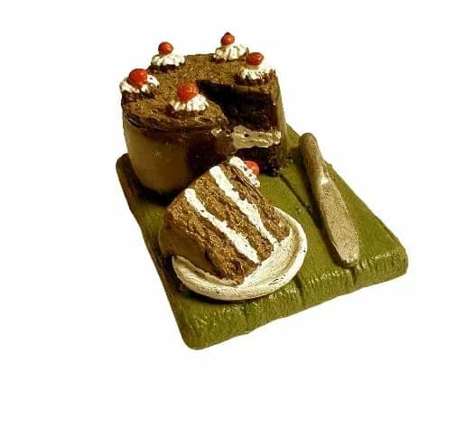 Black Forest Cake Miniature Food Fridge Magnet view 2