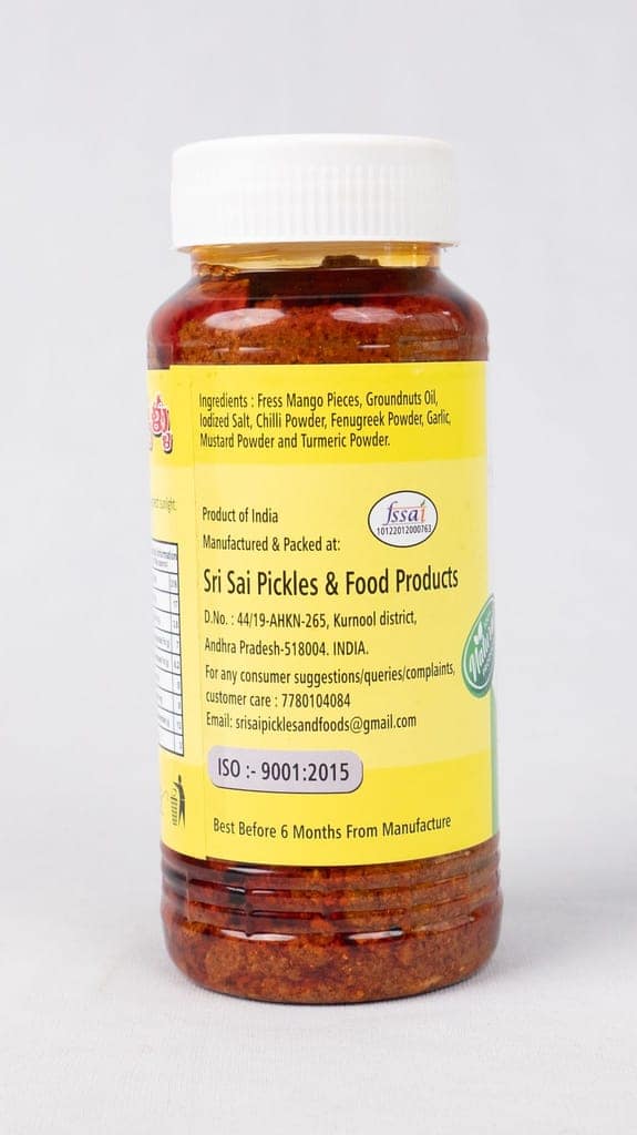 Sri Sai Mango Pickle Aavakaya, 500gr view 2